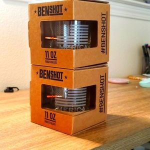 Set of 2 Benshot 11oz Rock Glasses